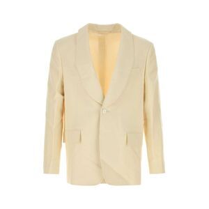 Bode Men Cream Viscose Blend Blazer